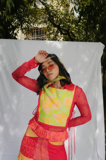 Classic Shirt with Inset Bib