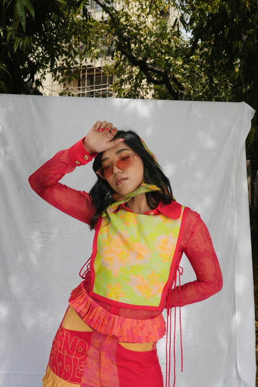 Classic Shirt with Inset Bib