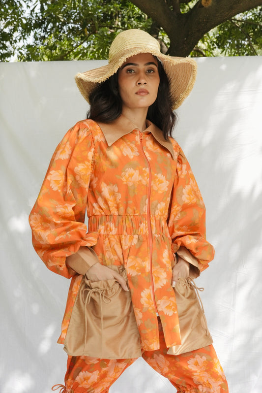 Floral Oversized Jacket